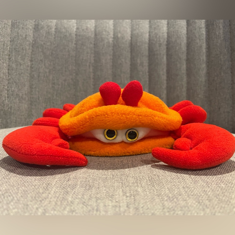 TY Beanie Baby GRUMBLES the crab, 2006 Beanie baby of the month RETIRED
